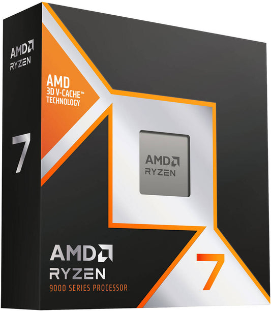 AMD Ryzen 7 9850X3D 8-Core, 16-Thread Desktop Processor, Zen 5 Architecture, 96MB L3 Cache, 5.6 GHz Max Boost, Socket AM5, PCIe 5.0 & DDR5 Support, Unlocked for Overclocking | 100-100001973WOF