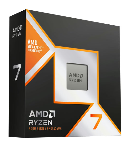 AMD Ryzen 7 9800X3D - Ryzen 7 9000 Series Zen 5 8-Core 5.2 GHz - Socket AM5 120W - AMD Radeon Graphics Desktop Processor | 100-100001084WOF