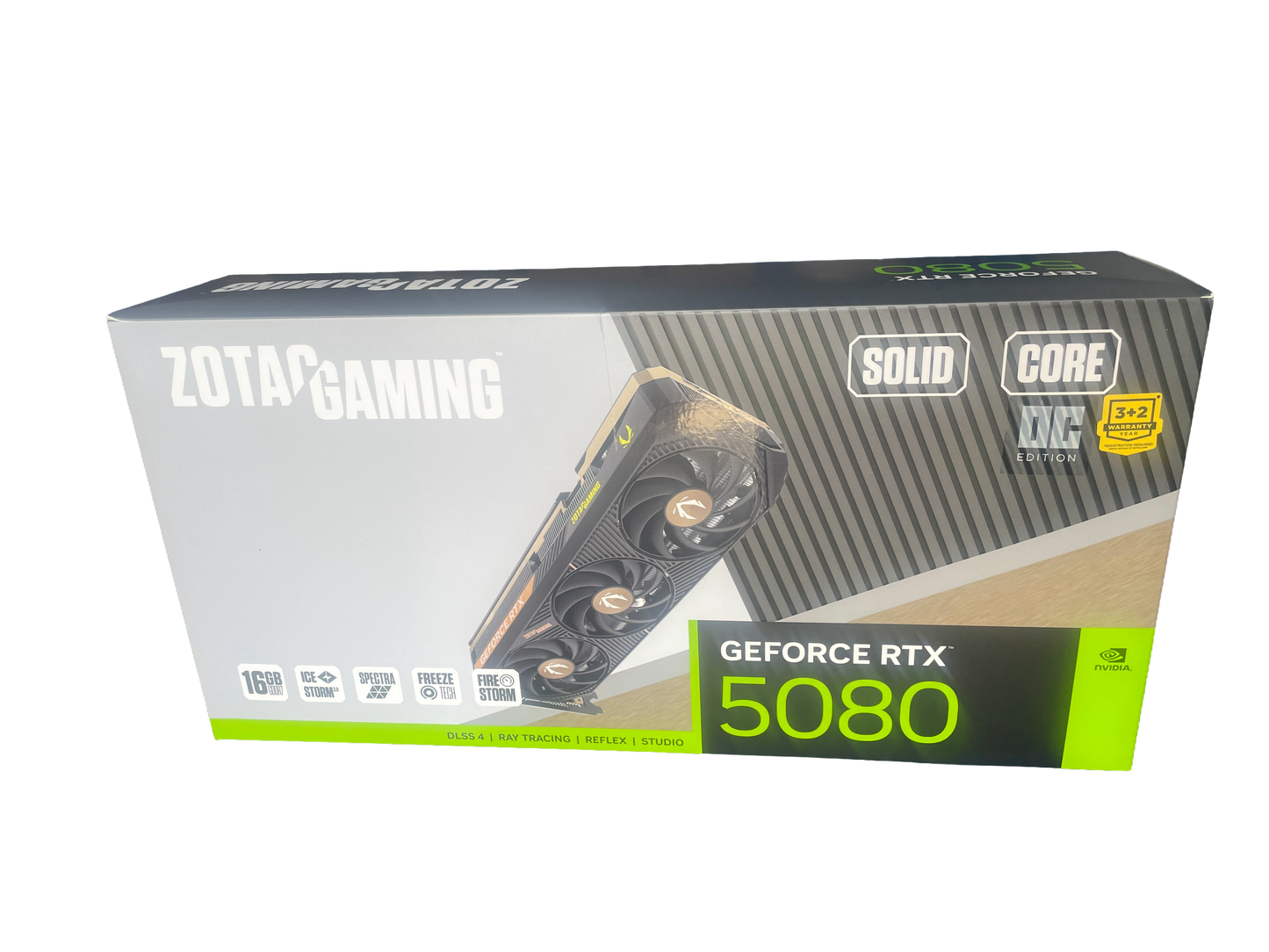 ZOTAC GAMING GeForce RTX 5080 SOLID CORE OC, ZT-B50800J2-10P