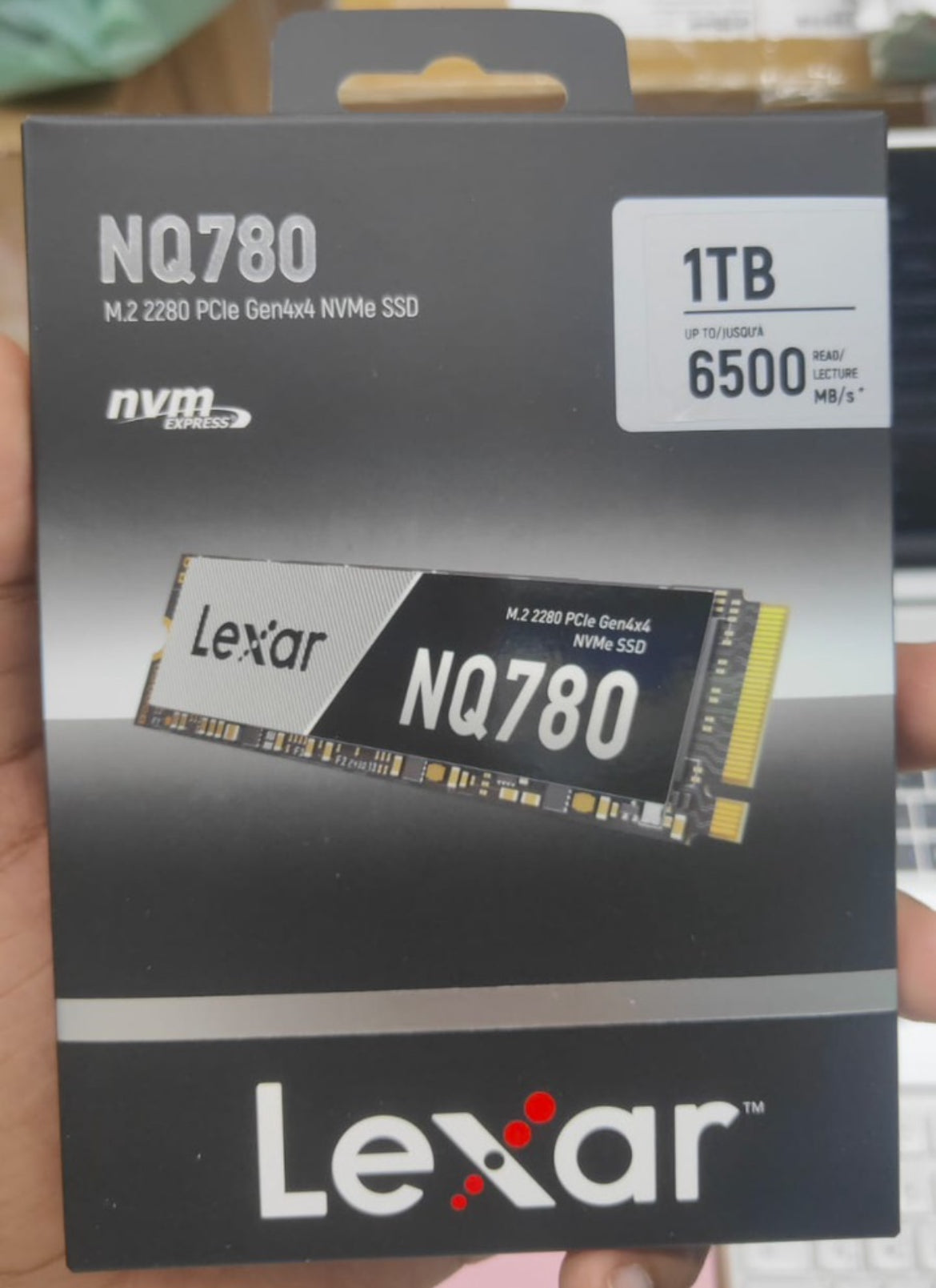 Lexar 1TB NQ780 SSD PCIe Gen4 NVMe M.2 2280 Internal SSD, Up
to 6500/2500 MB/s
LNQ780X001T-RNNNU