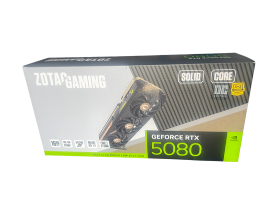 ZOTAC GAMING GeForce RTX 5080 SOLID CORE OC, ZT-B50800J2-10P