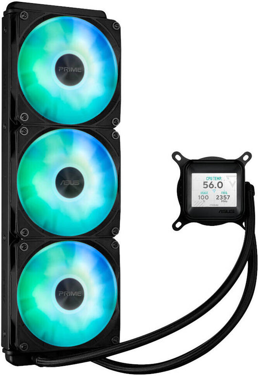 ASUS PRIME LC 360 ARGB/AIO BLACK COOLER,3IN1 FAN,REPL LEN
